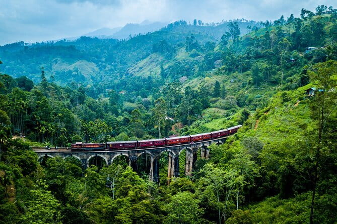 8 Days/ 7 Nights - Sri Lanka’s Culture Wildlife and Beaches - Day Four: Ramboda Waterfall, Tea Country Stops, and the Ella Train Ride