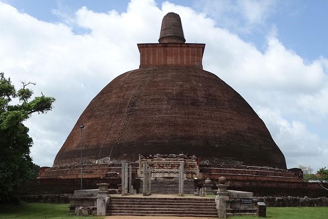 Day Tour Anuradhapura from Kandy by Lux Tours Lanka - Ruwanweli Maha Seya: the white stupa and its 344-elephant wall